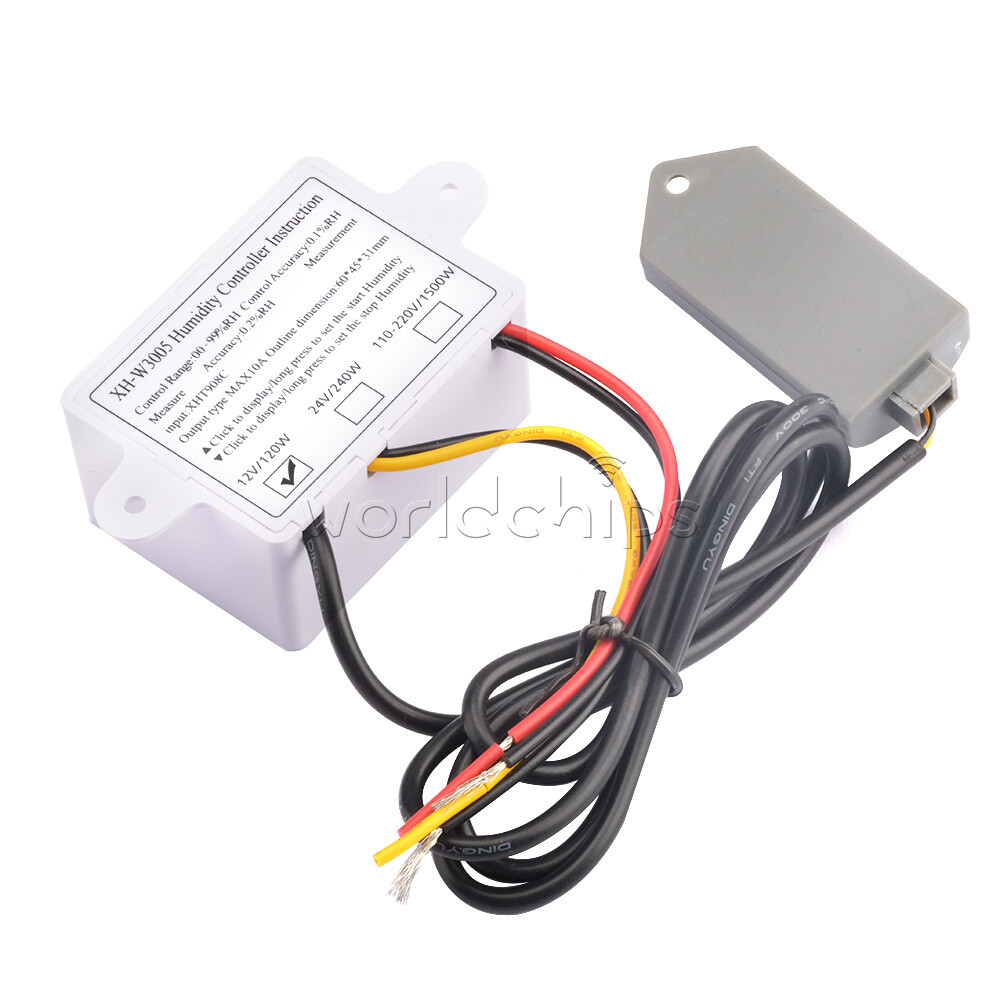 XH-W3005 DC12/24V AC110-220V Digital LED Temperature Humidity Controller Switch