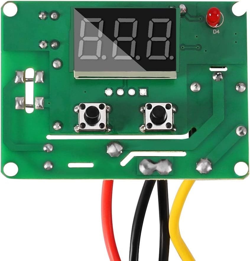 High Precision Digital Thermostat with Waterproof Probe, -50 to 110°C Range, 12V