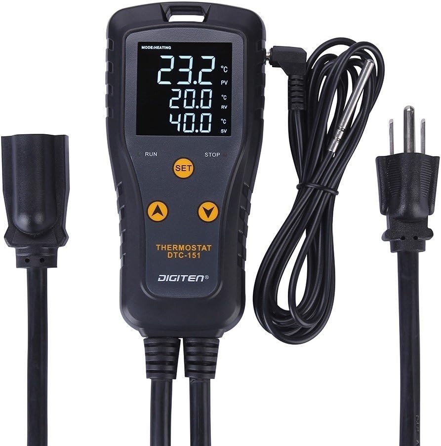 Push Button Temperature Controller for Precise Heating/Cooling in Greenhouses