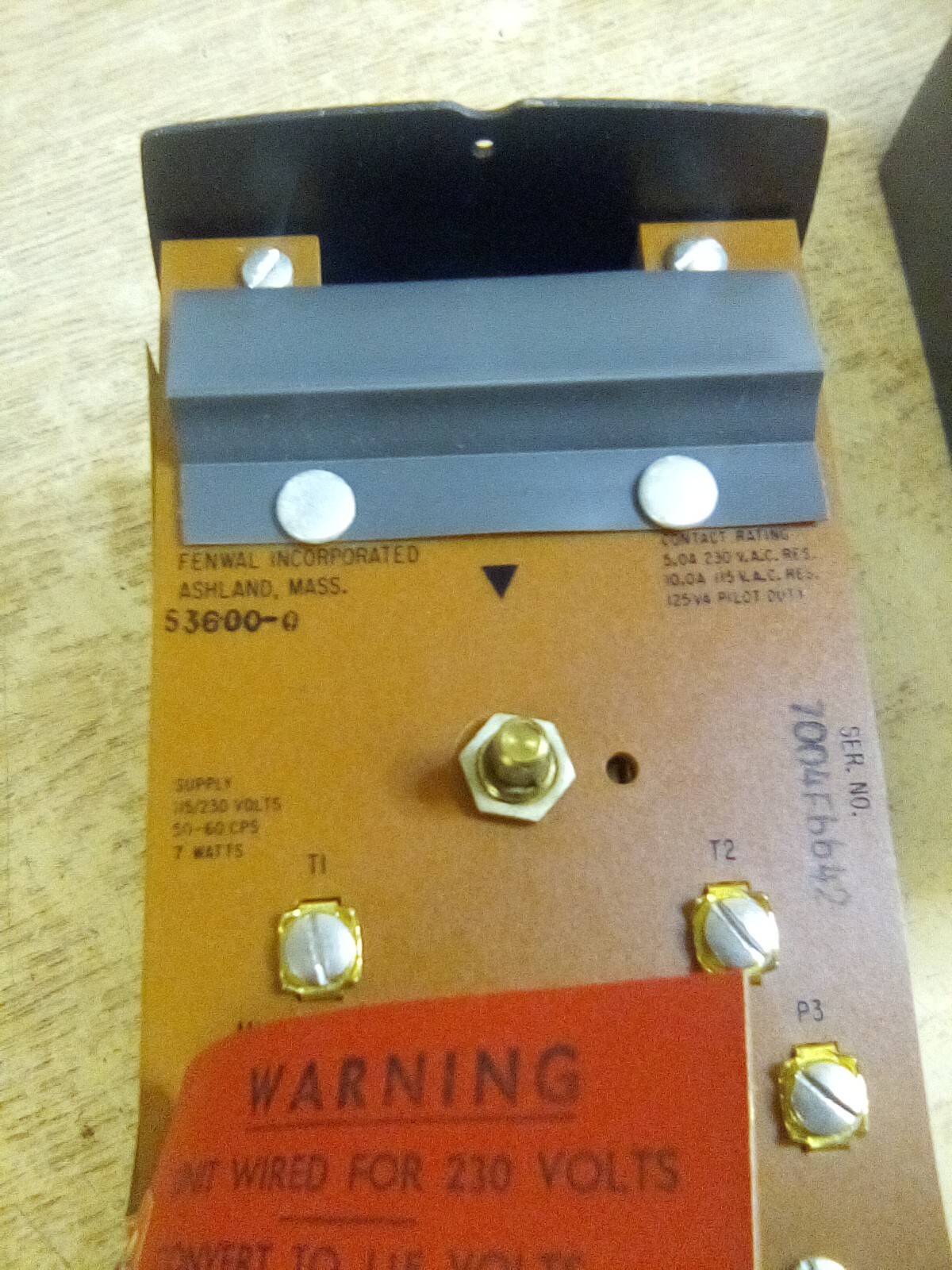 Fenwal 53600-0 Temperature Controller 536 Series