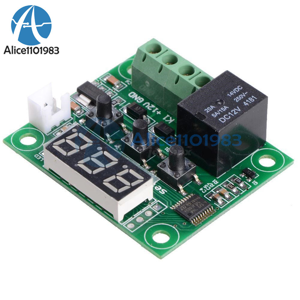 -50-110°C Blue W1209 Digital Thermostat Temperature Control Switch Sensor DC 12V