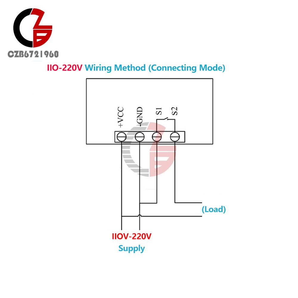 Digital Temperature Controller Thermostat 20A -55℃-120℃ Relay Output DC/AC W3230