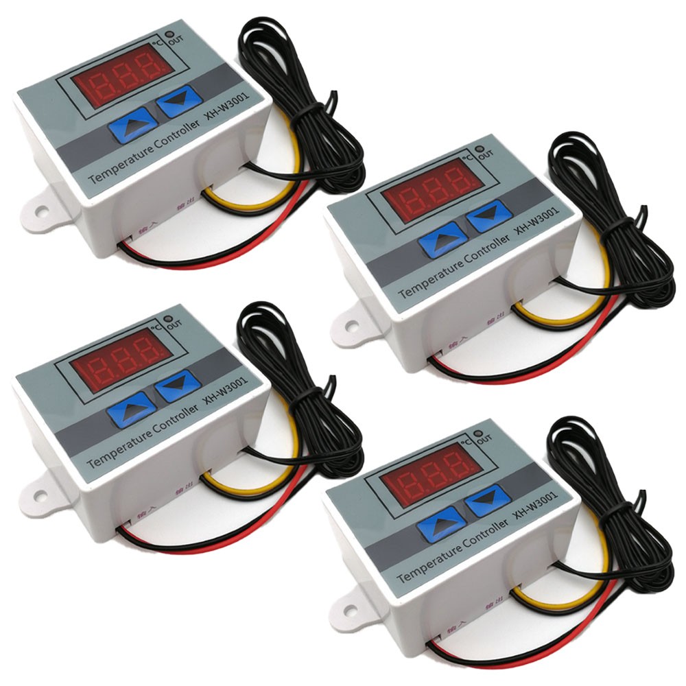 4x AC110-220V Digital Temperature Controller Incubator Thermostat Switches Probe