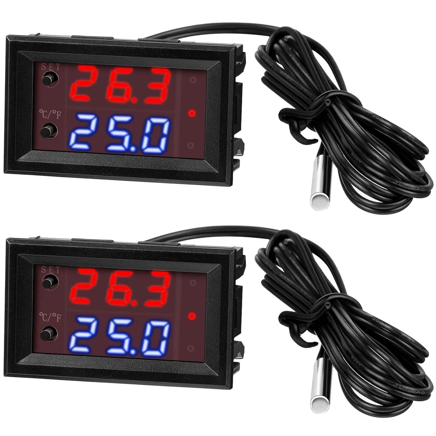 12V Electronic Temperature Controller Programmable -50 to 110 Degree Celsius Hea