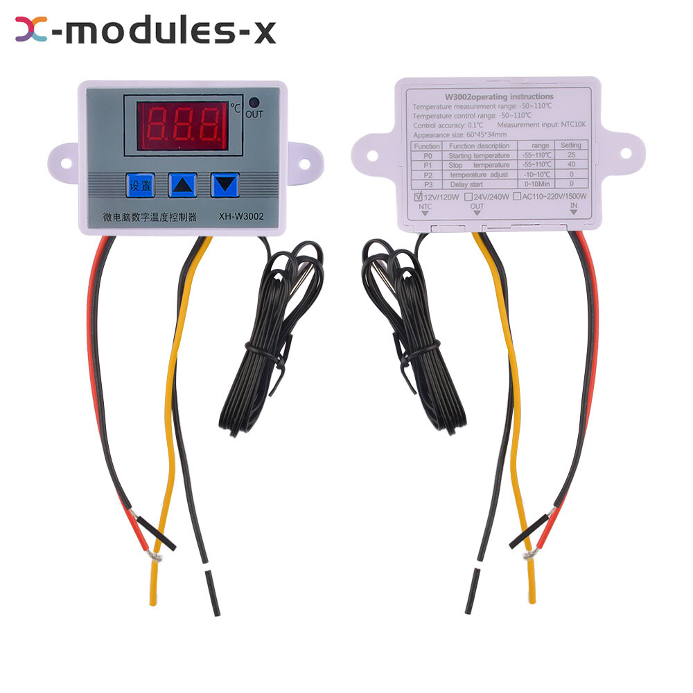 XH-W3002/W3001 Digital LED Temperature Controller Thermostat Control Switch USA