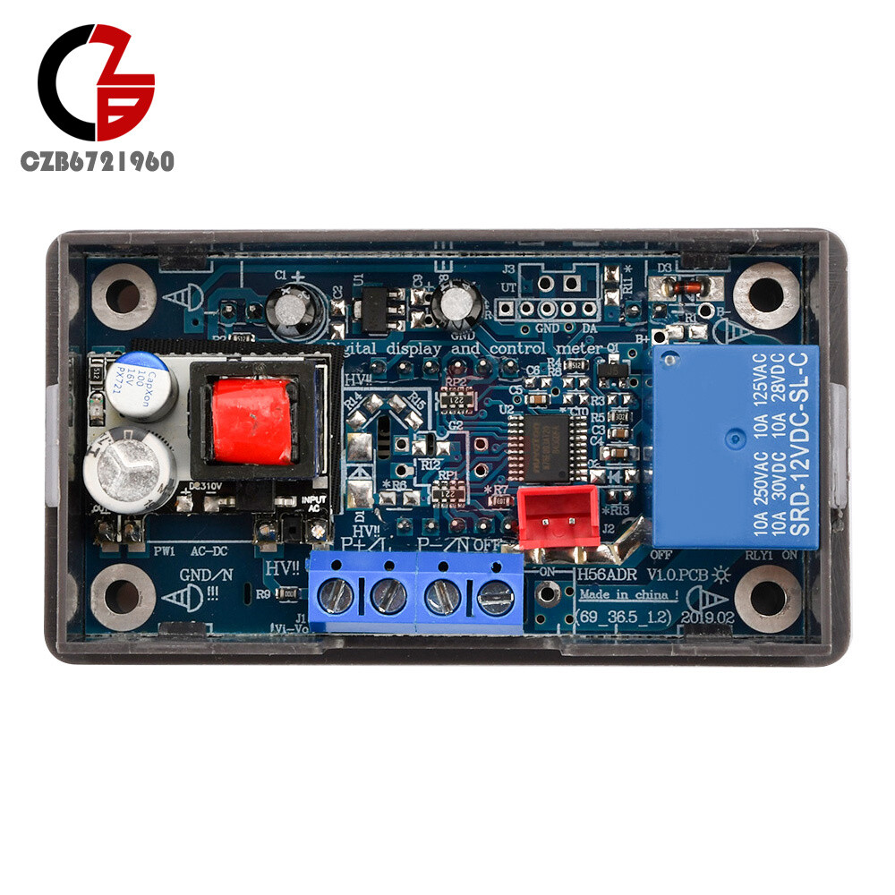 Adjustable Digital Temperature Controller Thermostat DC 12V 24V AC220V 10A/5A