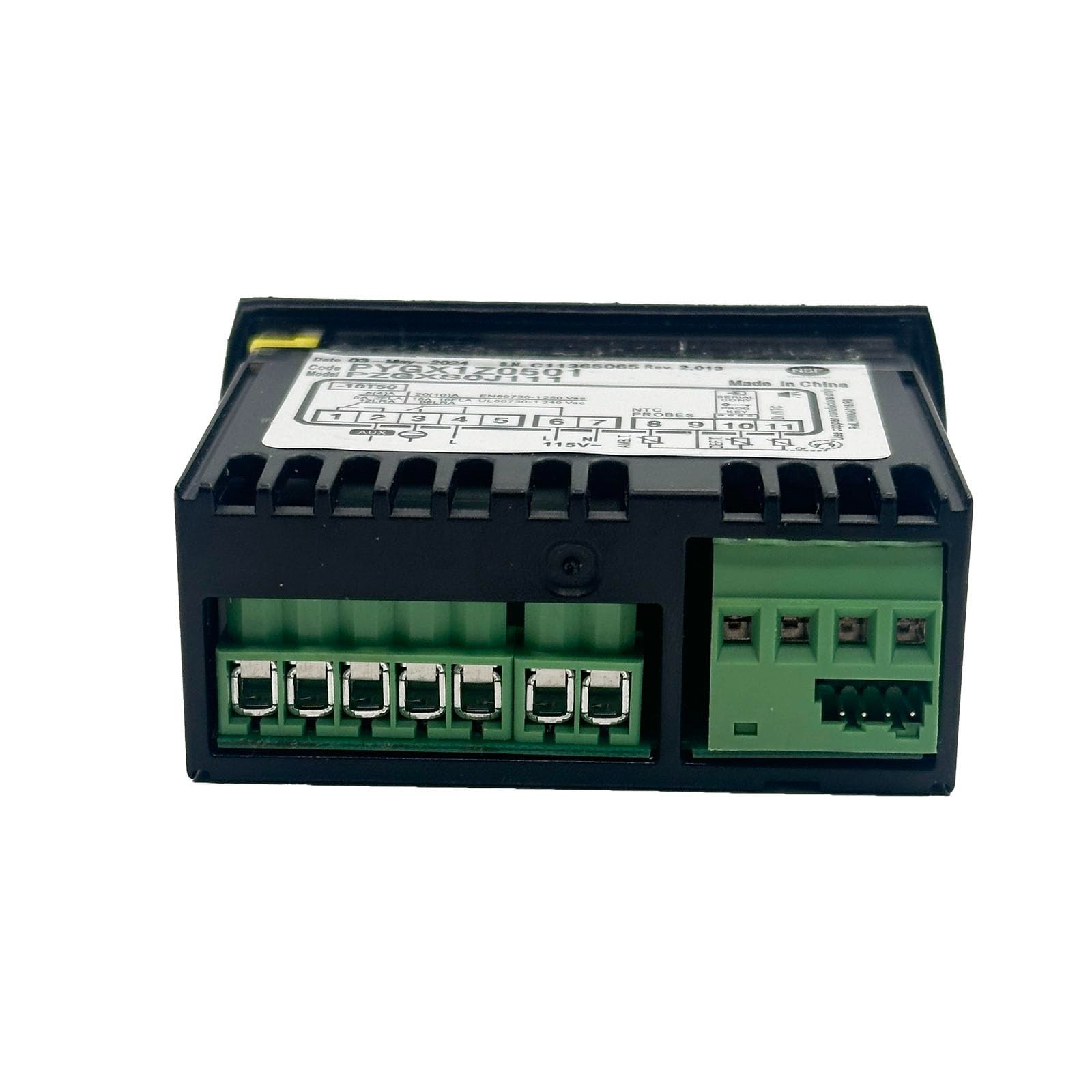 Temperature Controller 115V with 2 NTC Probes for Refrigeration & Cooler Control