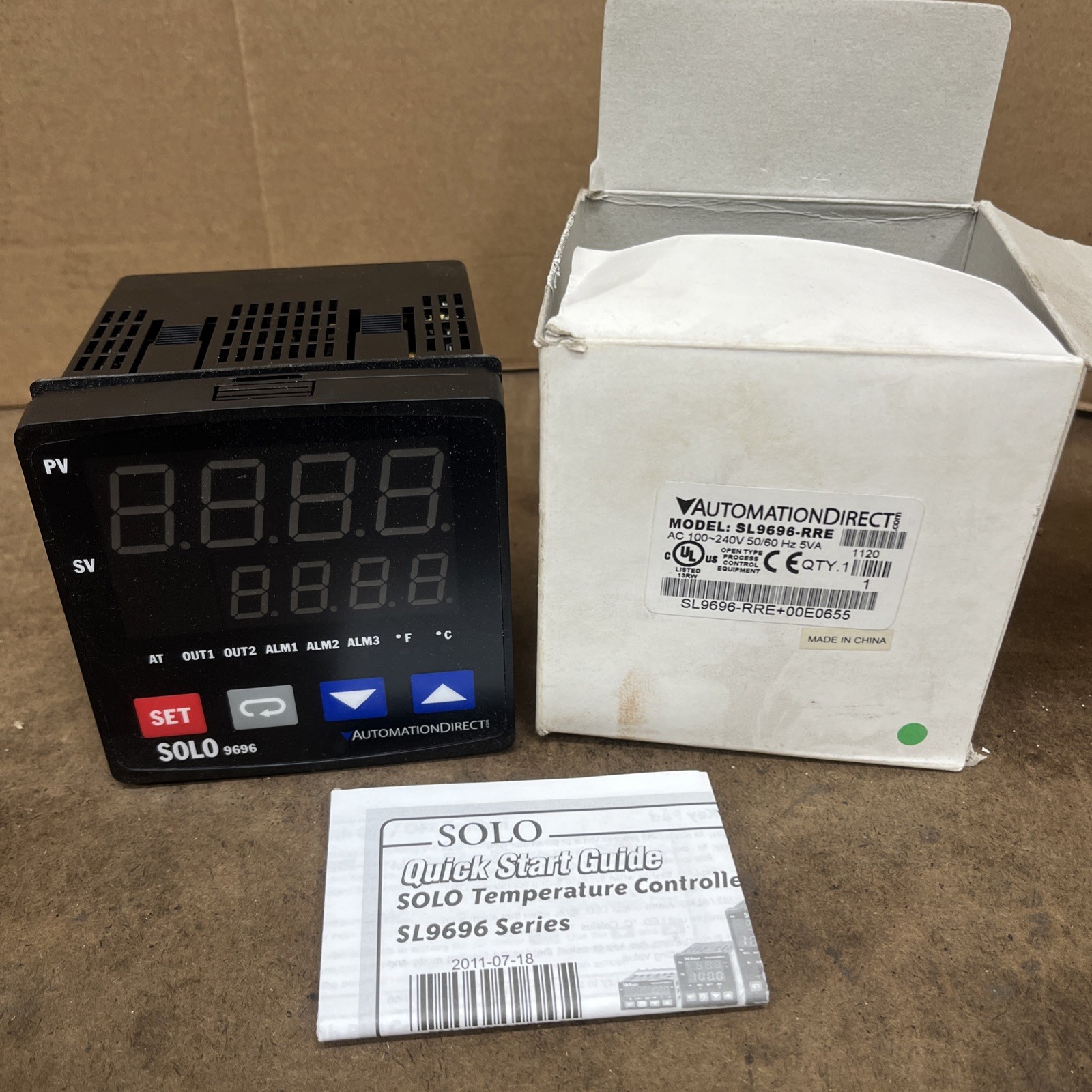 NEW AUTOMATION DIRECT SL9696-RRE TEMPERATURE CONTROLLER SL9696RRE