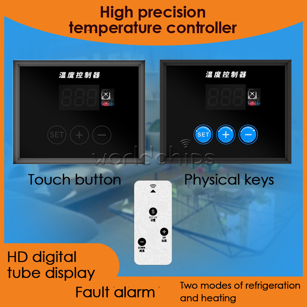 DC12V Digital Display Smart Thermostat Temperature Controller NTC10K Sensor A10S