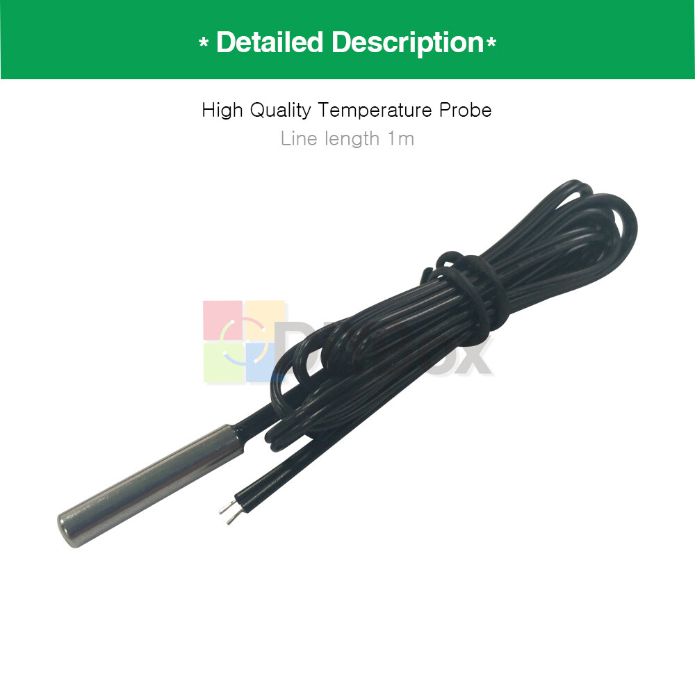 STC1000/DST1000 Digital DC12-72V Temperature Controller Thermostat Sensor Probe