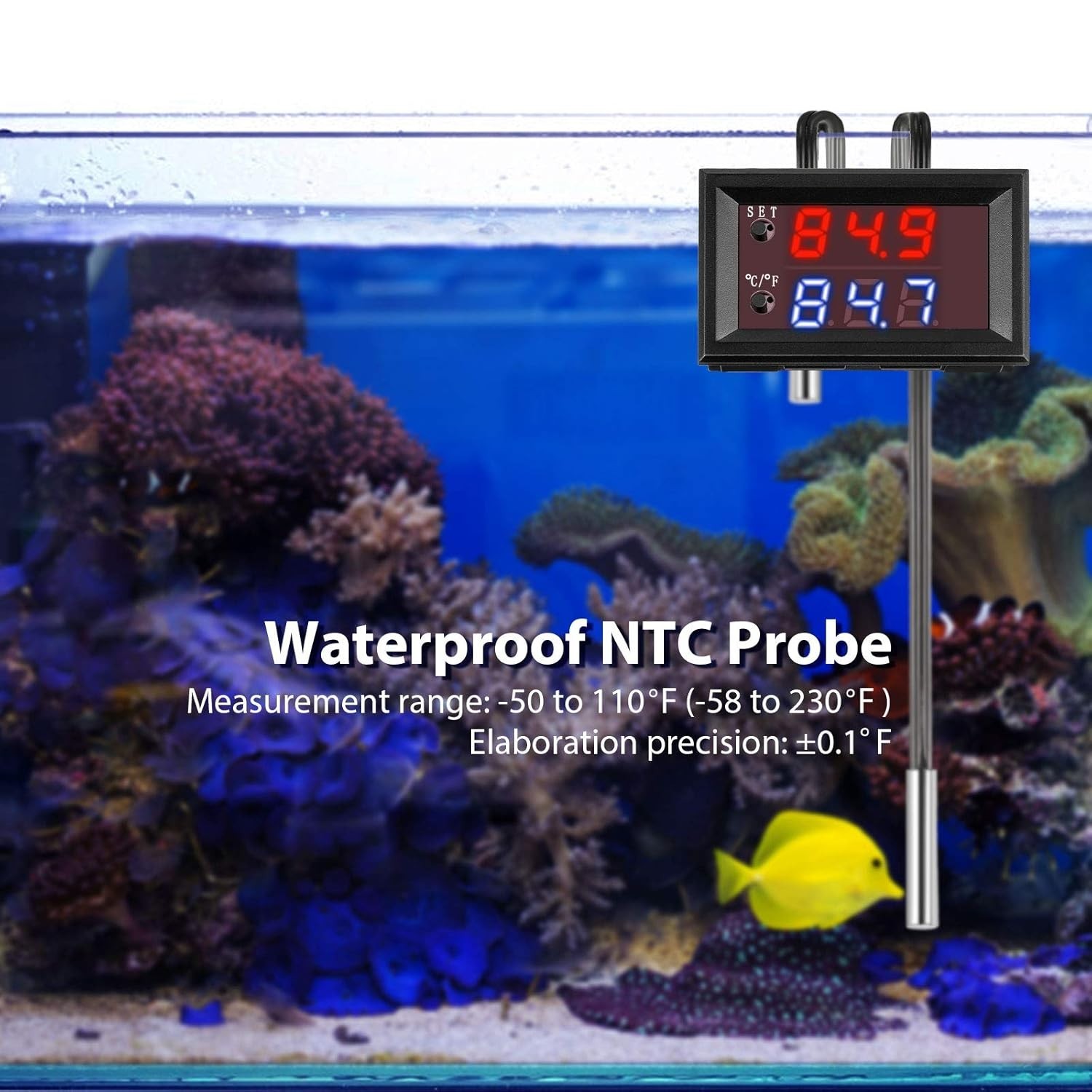 12V Electronic Temperature Controller Programmable -50 to 110 Degree Celsius Hea