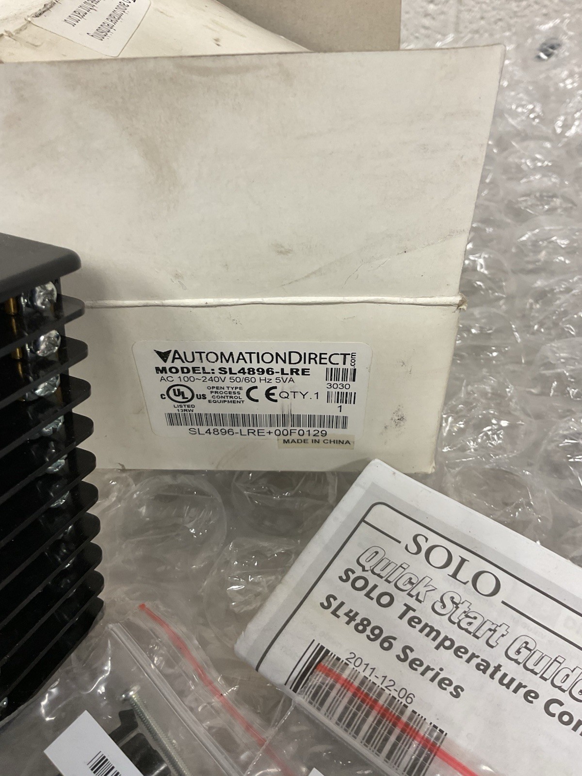 AUTOMATION DIRECT Model# SL4896-LRE TEMP CONTROL