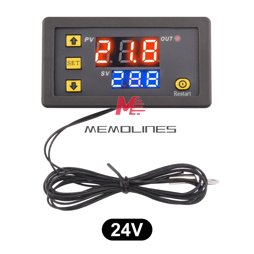 DC5V 12V 24V Embedded High-Temperature Controller NTC Waterproof Metal Probe New