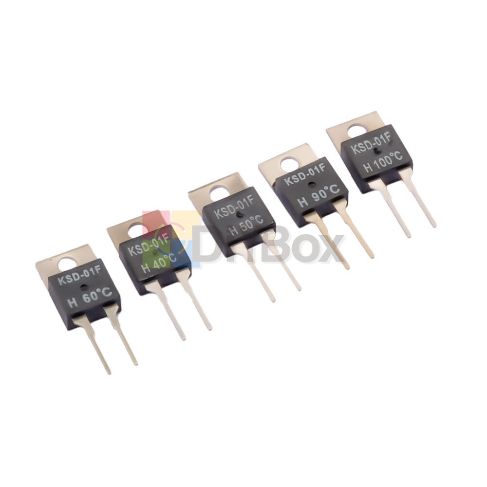 Original KSD-01F 40℃-110℃ Normally Open/Closed Thermal Switch Temperature Sensor