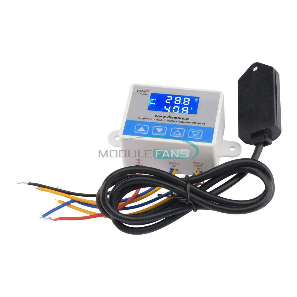 AC110-220V 10A Digital Thermostat Temperature Humidity Controller XH-M452