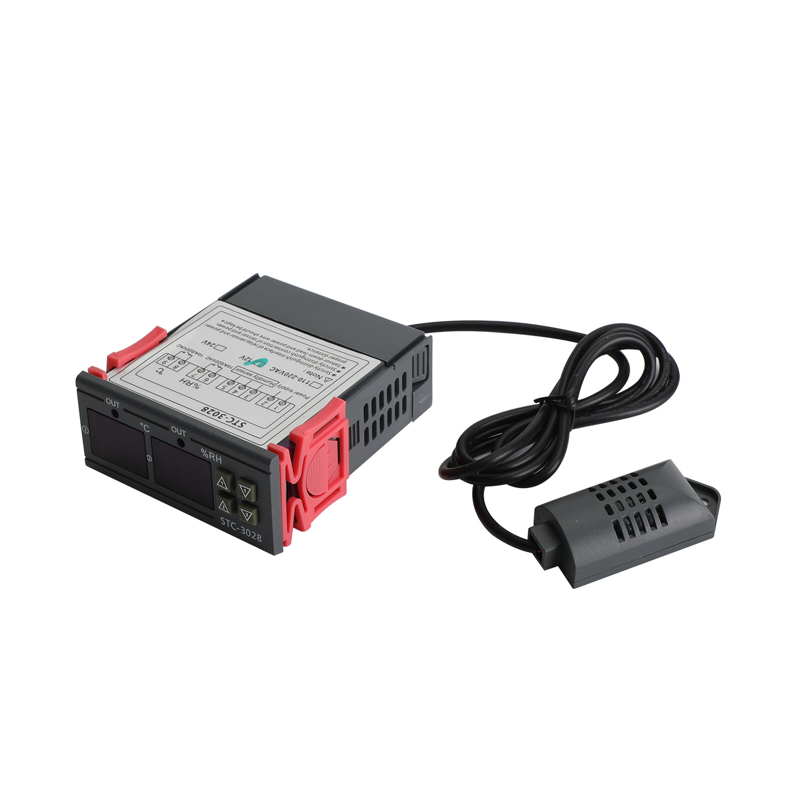 STC-3028 Dual LED Temperature Humidity Controller DC12V Digital Thermostat
