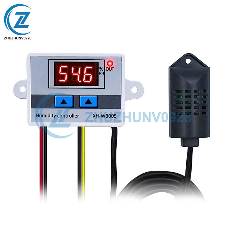 AC 110V-220V Digital LED Humidity Controller Hygrometer Switch Sensor XH-W3005