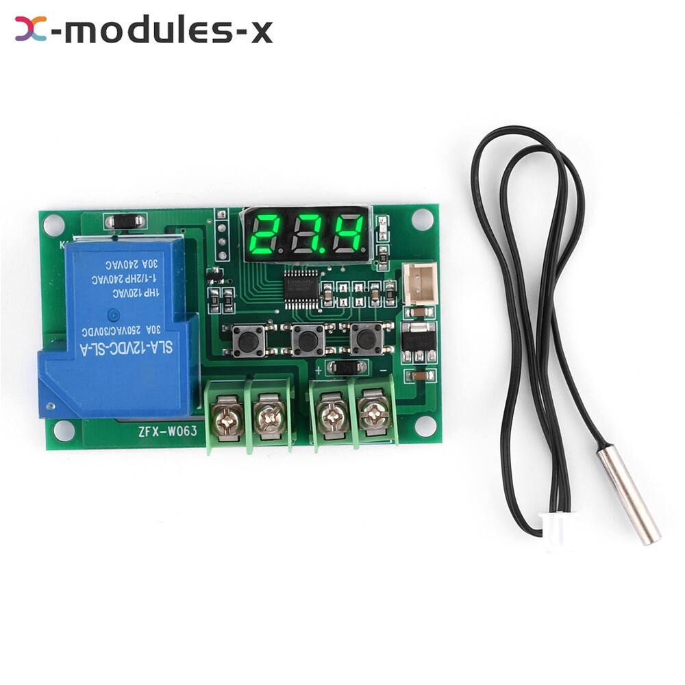W1209 DC12V 30A LED Digital Thermostat Temperature Control Module + NTC Sensor