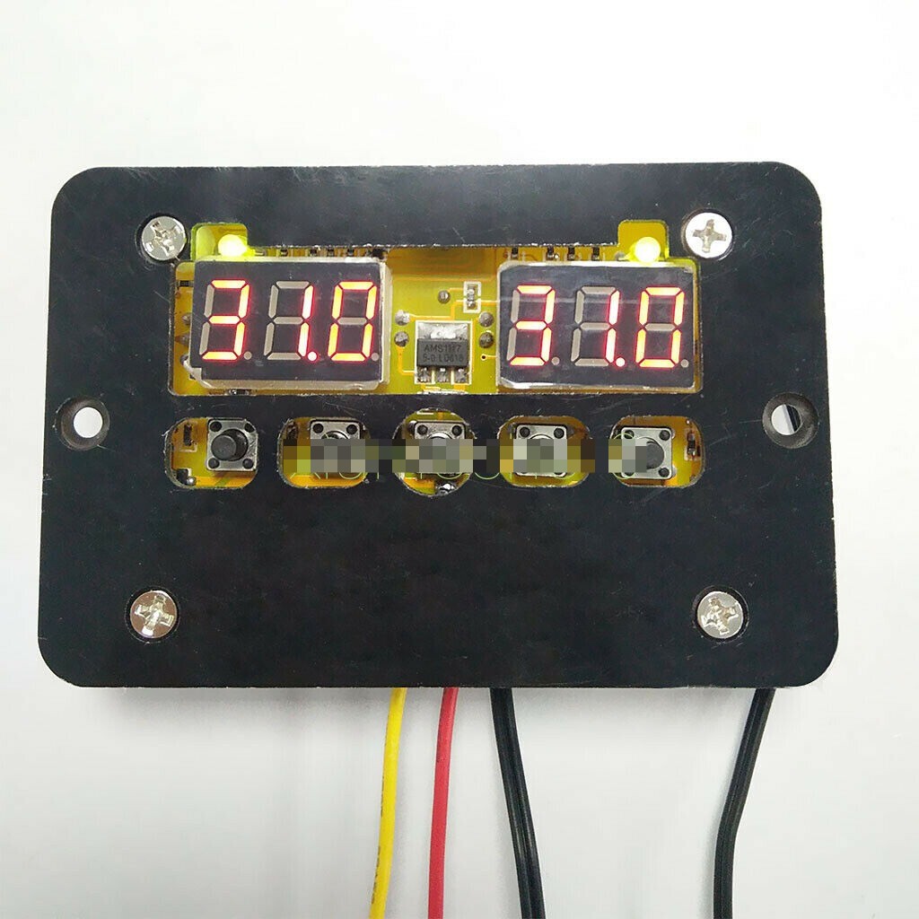 DC 12V NTC 10K Dual Digital Thermostat Temperature Controller Sensor Module NEW