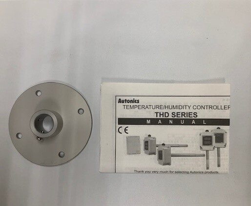 Autonics THD-W1-C Temp/Humidity Transducer, Wall Mount, 100mm Sensing Pole, 4-20