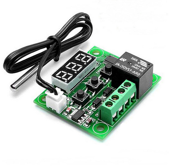 Digital Temperature Controller Switch Sensor Control Module W1209 Relay USA