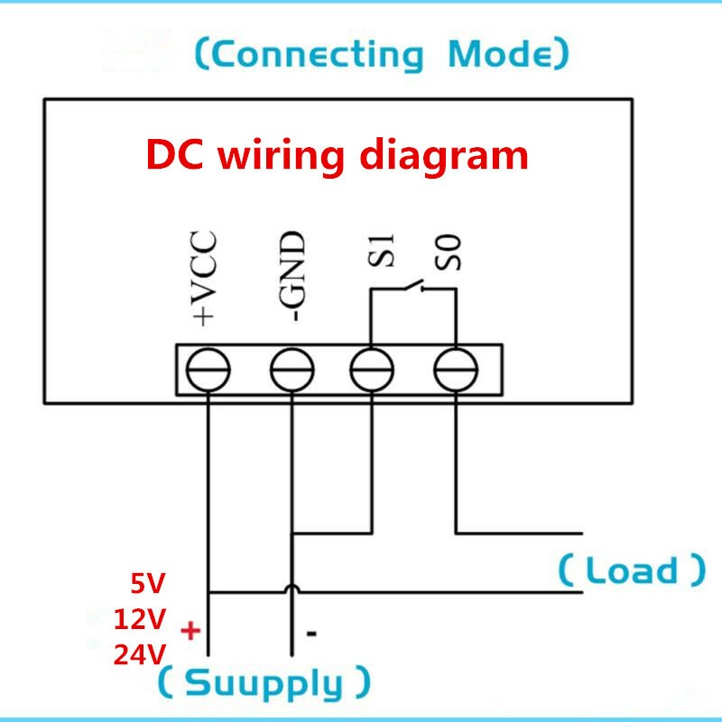 K-type thermocouple microcomputer digital display thermostat DC24V -60℃~500℃