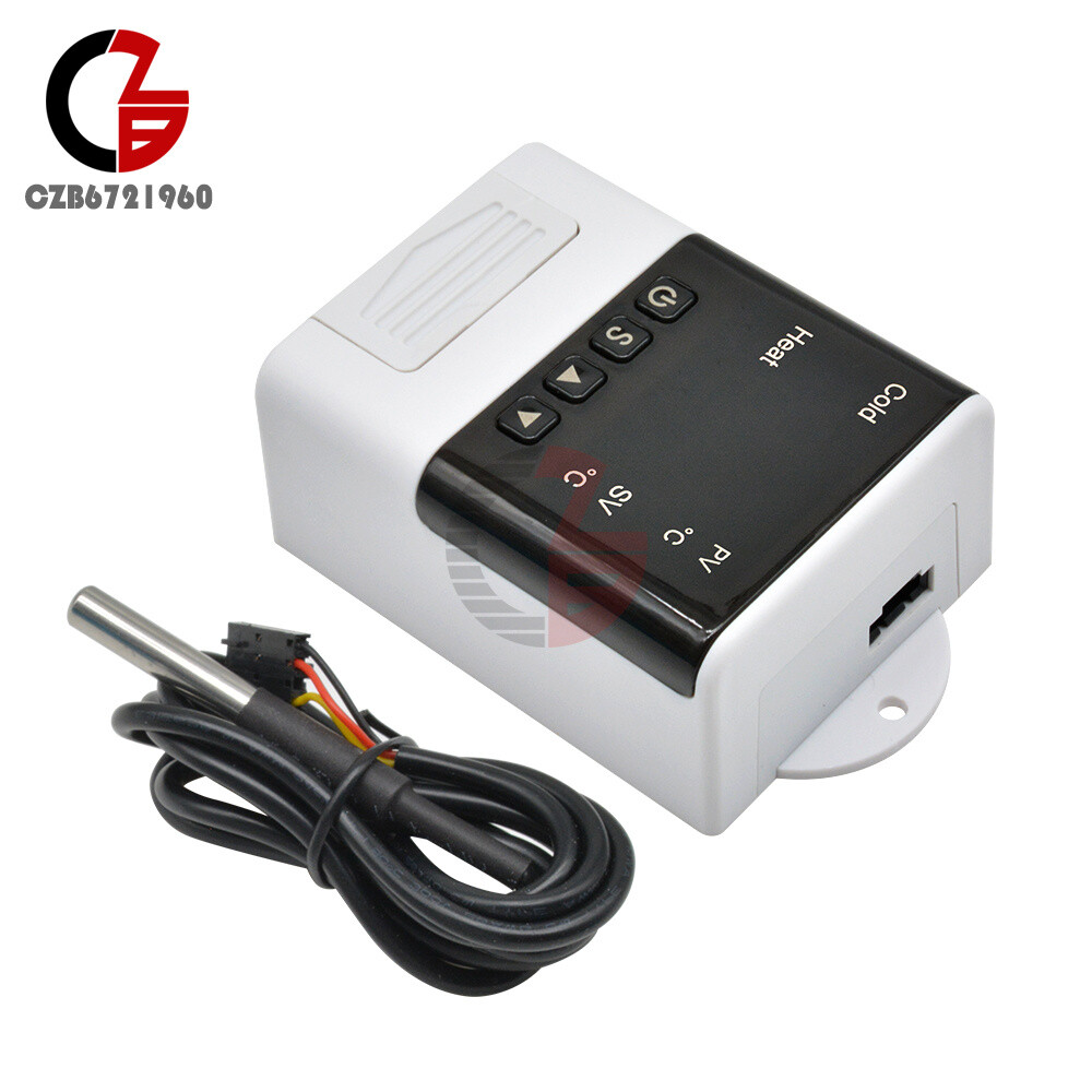 Dual LED Red+Blue Temperature Controller Thermostat DTC2210 AC110V-220V Digital