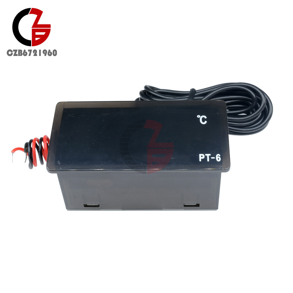 PT-6 220V Digital -50 ℃ ~ + 110 ℃ Thermometer Temperature Meter Aquarium Sensor