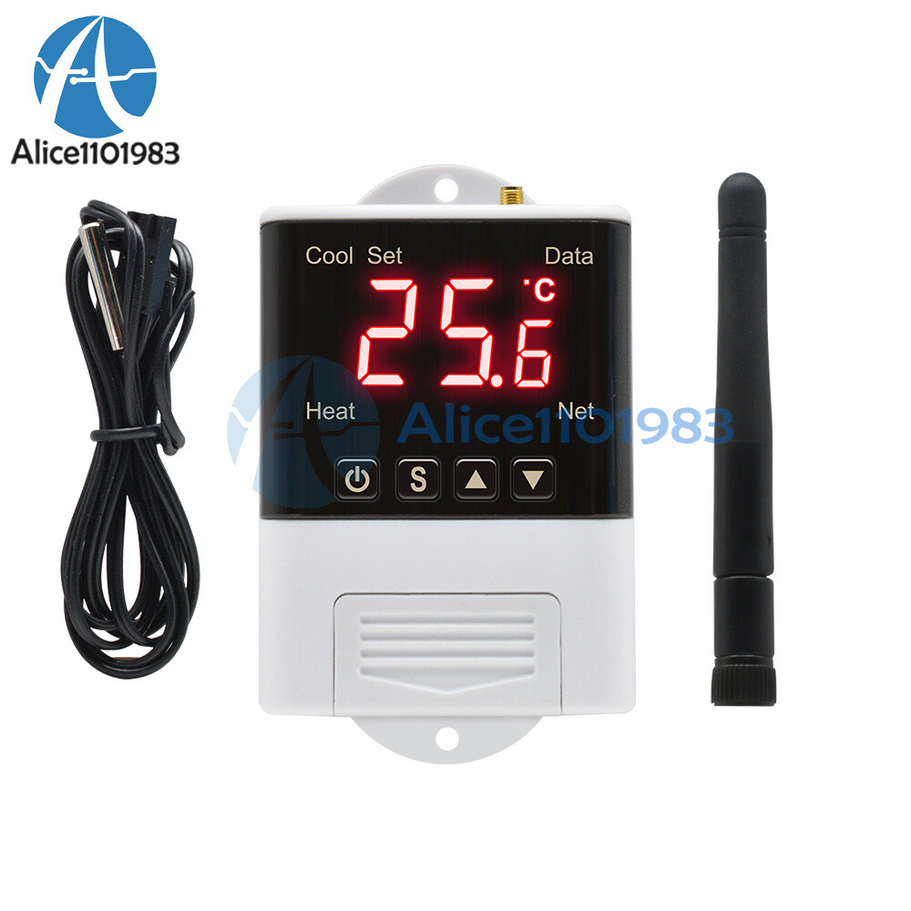 DTC1201 Digital Thermostat AC 110V-230V WiFi Intelligent Temperature Controller