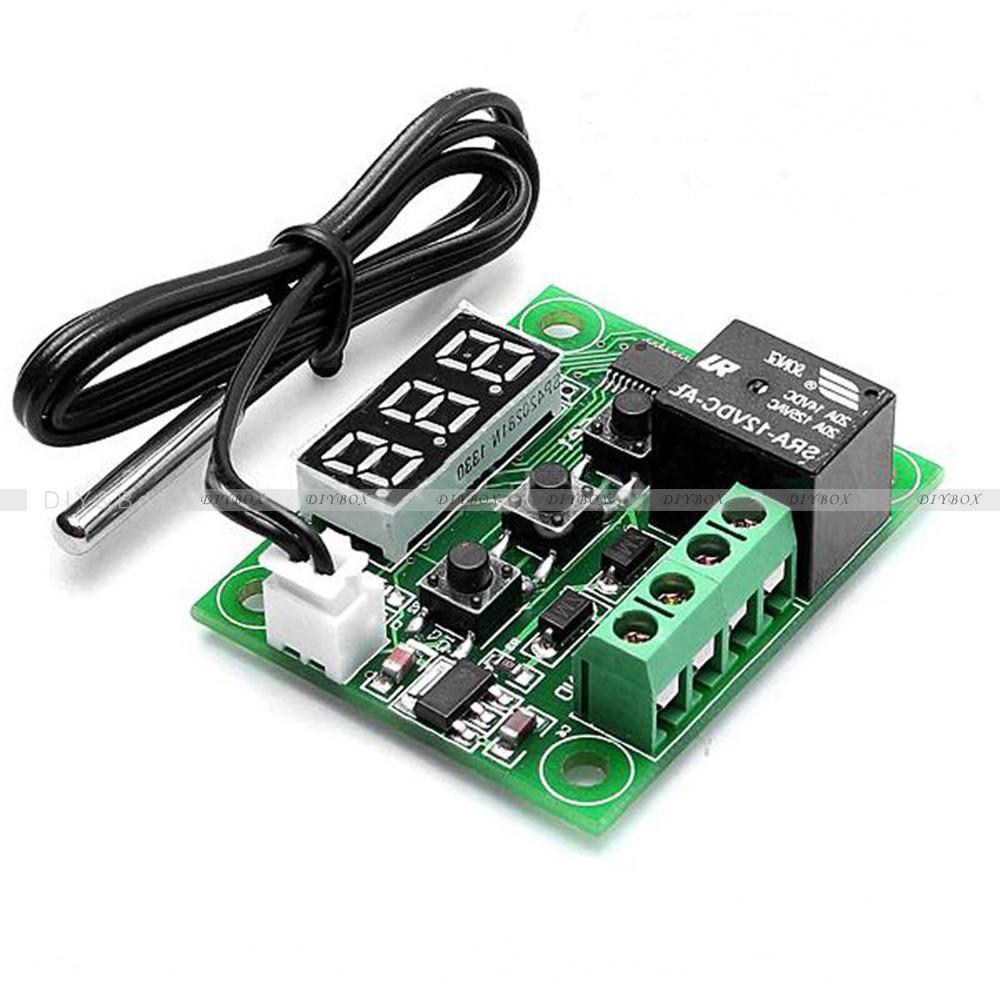 W1209 DC 12V Thermostat Temperaturregelung Schalter Regler Thermometer And Case