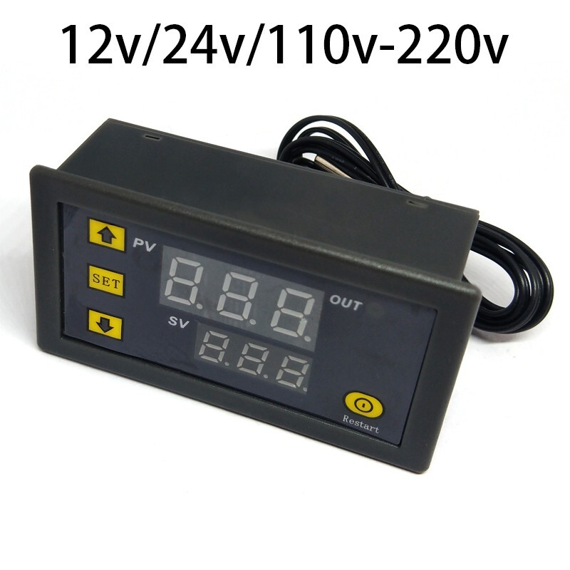 Digital Temperature Controller Thermostat-Meter Temp Sensor Regulator