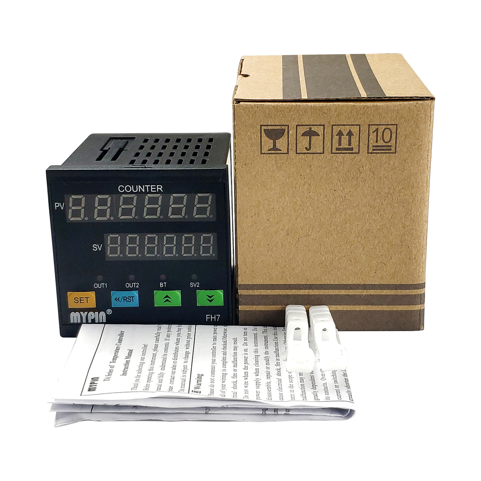 New FH Series 6 LED Digital display Counter Length Meter (FH7-6CRR4B) dc