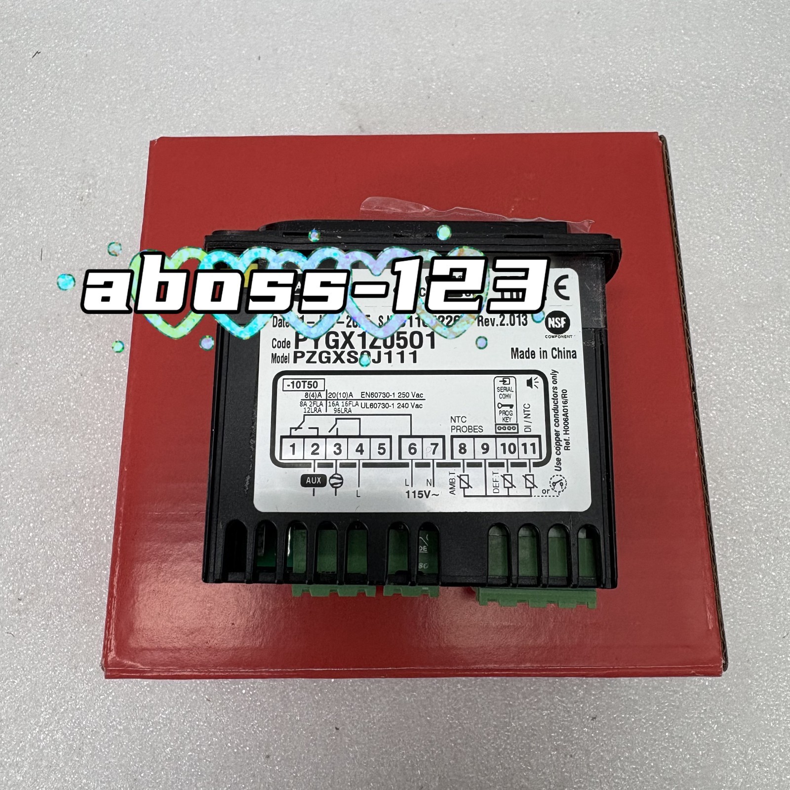 CAREL PYGX1Z0501 PZGXS0J111 Temperature Controller#1pc New In Box