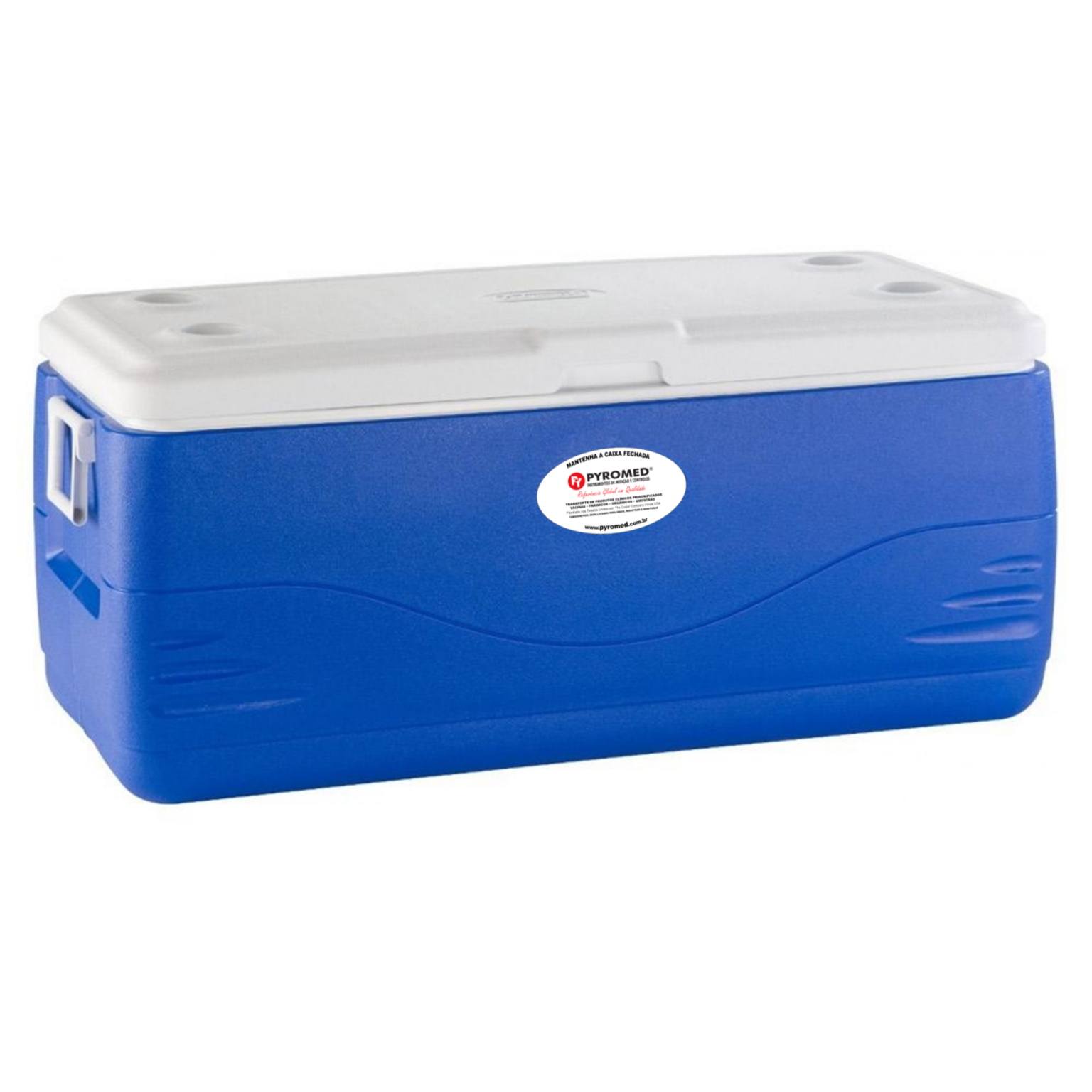 Caixa Térmica 141,9 Litros Azul | PYROMED®