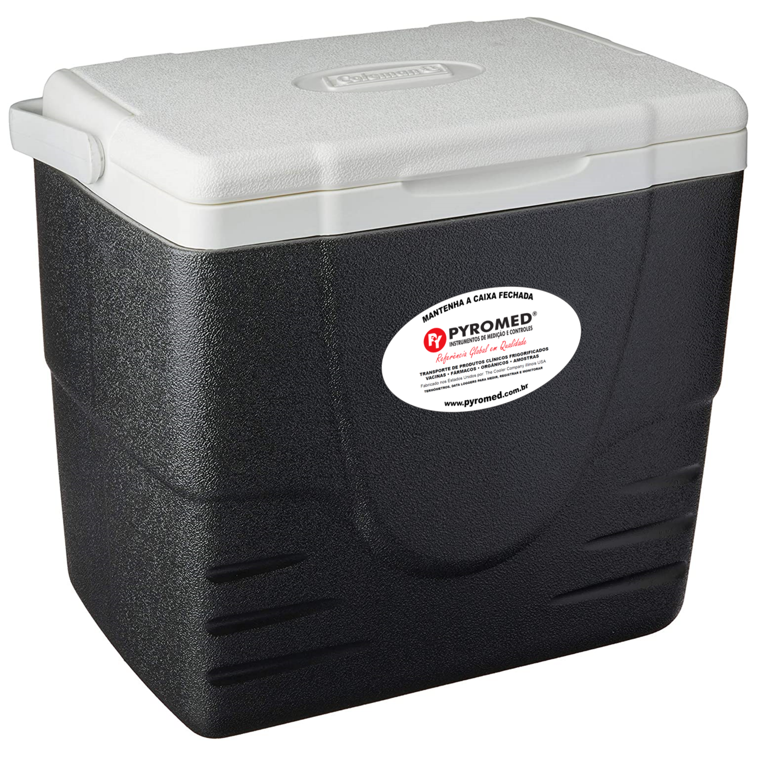 Caixa Térmica 15,1 Litros Preto Com Termômetro Máxima e Minima | PYROMED® - Imagem 3