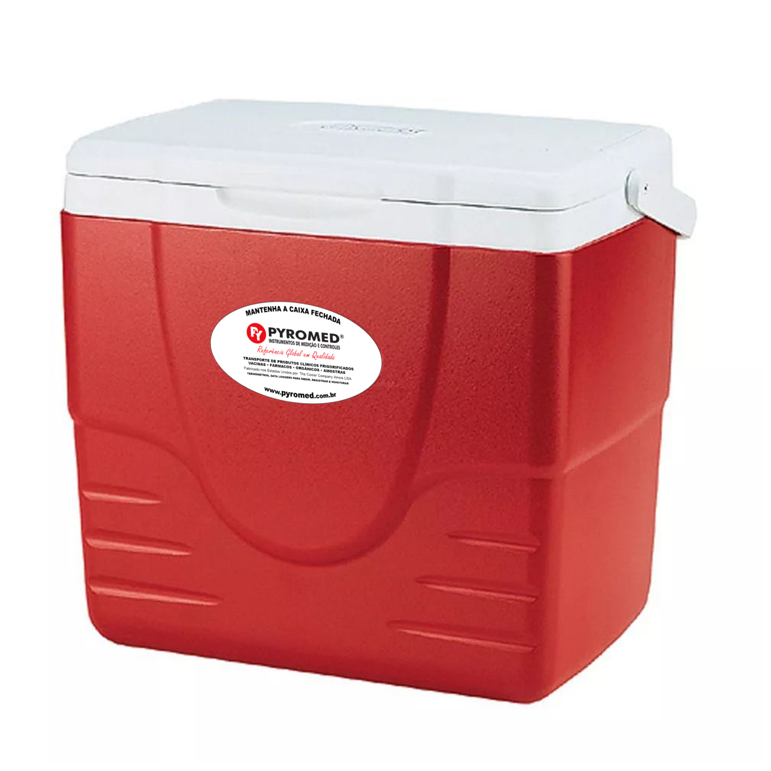 Caixa Térmica 15,1 Litros Vermelha | PYROMED® - Imagem 2