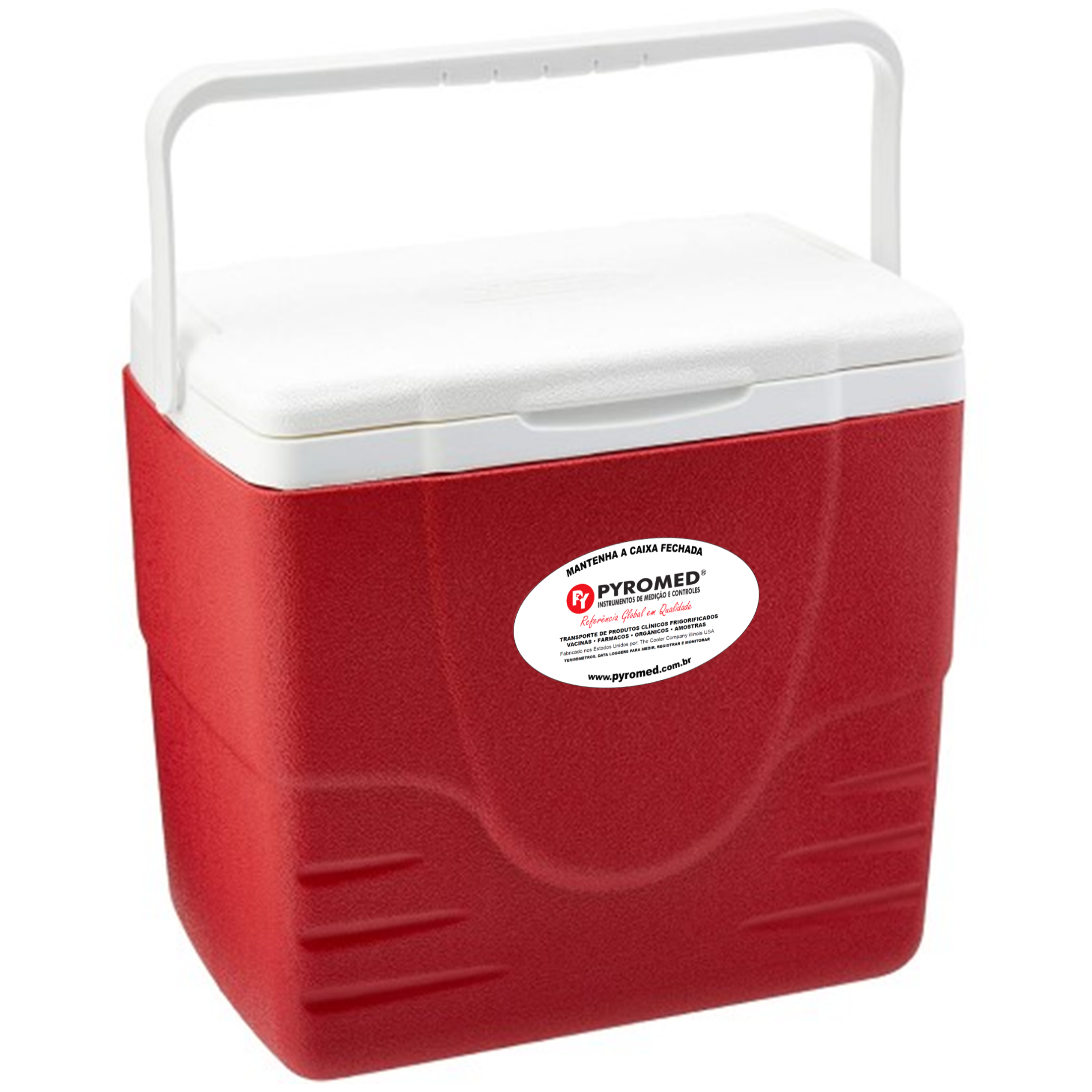 Caixa Térmica 15,1 Litros Vermelha | PYROMED®
