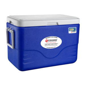 Caixa Térmica 26,5 Litros Azul Com Termômetro Máxima e Minima | PYROMED®