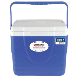 Caixa Térmica 8,5 Litros Azul Com Termômetro Máxima e Minima | PYROMED®