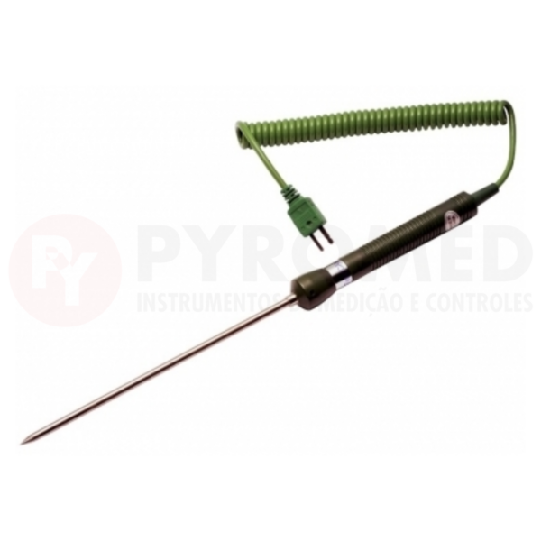 Sonda Termopar Tipo K Com Haste Para Penetração | PYROMED® PY03P - Imagem 2
