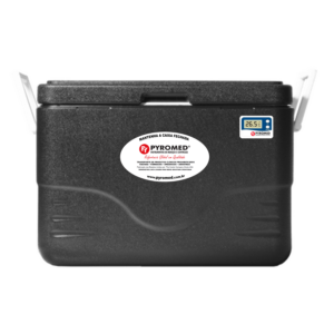 Caixa Térmica 26,5 Litros All Black Com Termômetro Máxima e Minima | PYROMED®