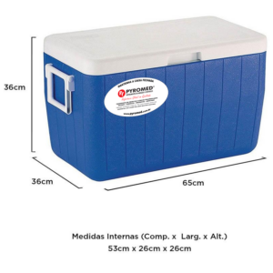 Caixa Térmica 45,4 Litros All Green Com Termômetro Máxima e Minima | PYROMED®