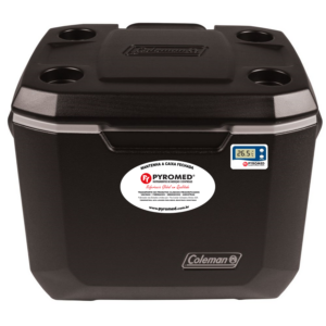 Caixa Térmica 47 Litros Xtreme All Black Com Rodas e Termômetro Máxima e Minima | PYROMED®