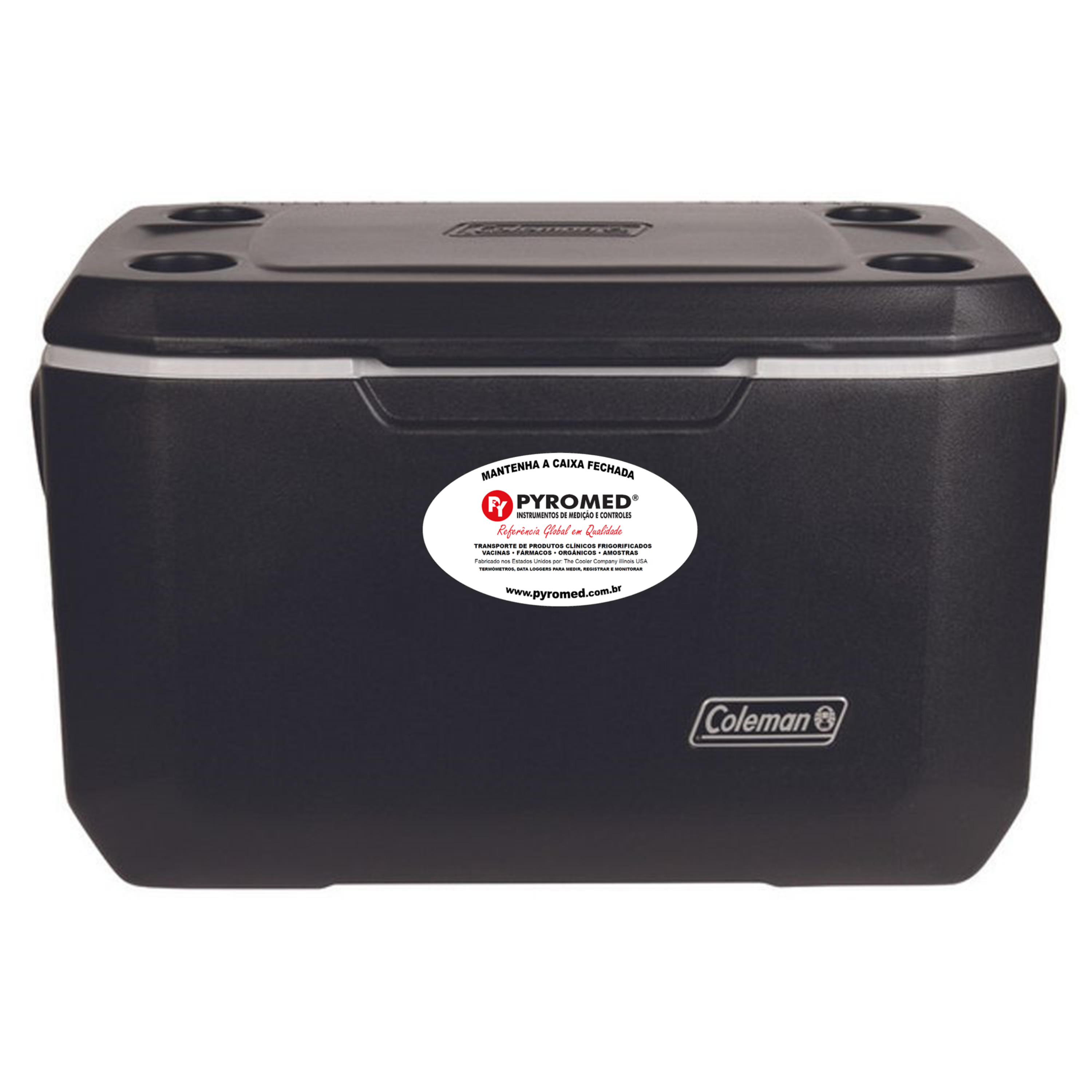 Caixa Térmica 66 Litros Xtreme All Black | PYROMED®