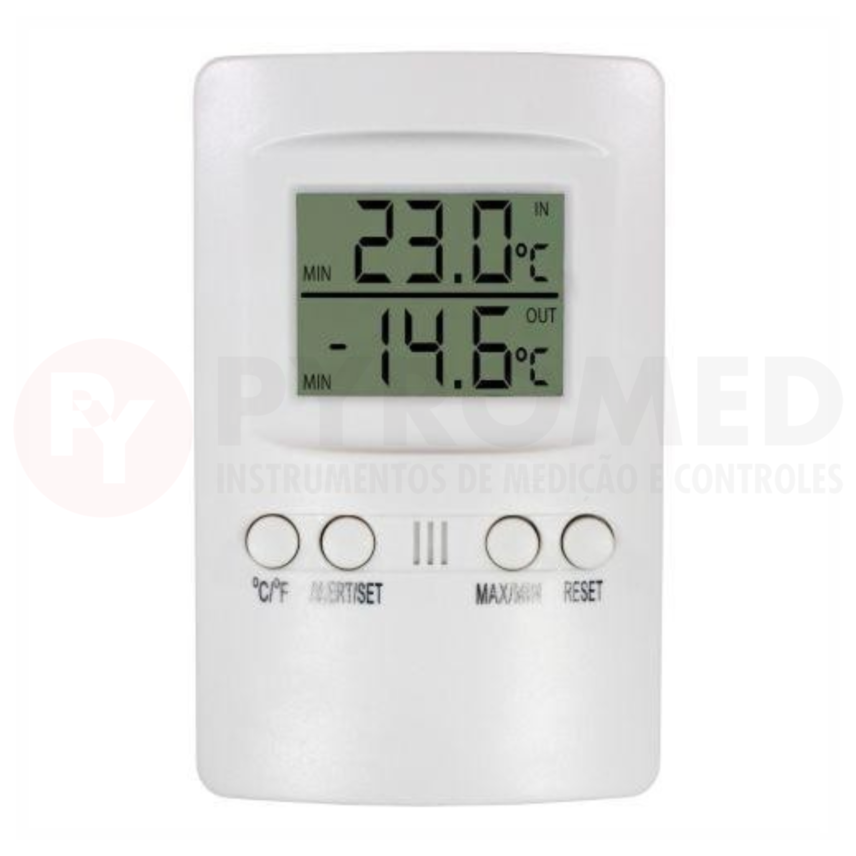 Termômetro Digital Com Alarme e Função Máxima e Mínima | PYROMED® PY7427 - Imagem 4