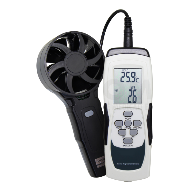 Termo-Higro-Anemômetro Digital Com Sonda Externa | PYROMED® PY832